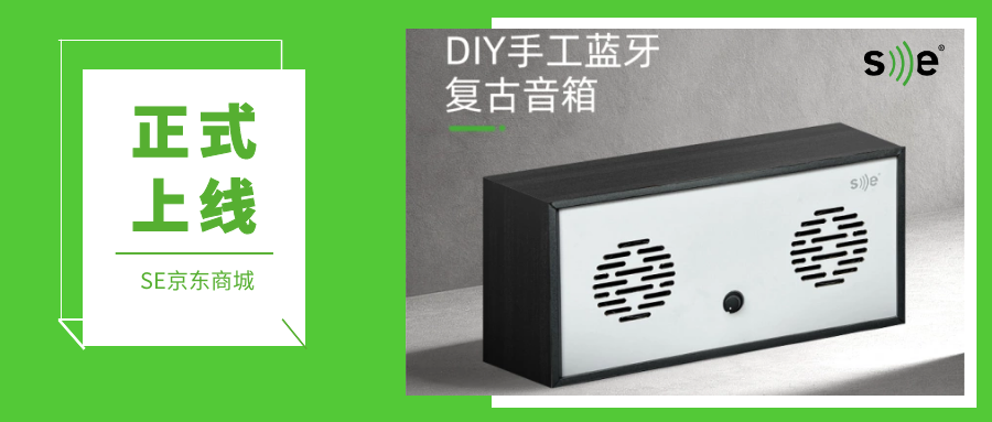 SE音浪木盒正式上线京东商城，一起来感受DIY的乐趣吧！