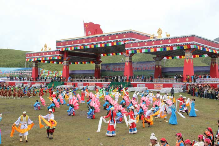 甘肃甘南藏族自治州建州60周年庆典